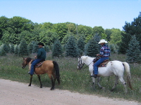 Trail Riding near Sleeping Bear Dunes National Lakeshore